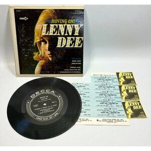 Lenny Dee Moving On! Vinyl Record 7 Inch Mini LP Compact Jukebox 33 DECCA 74880